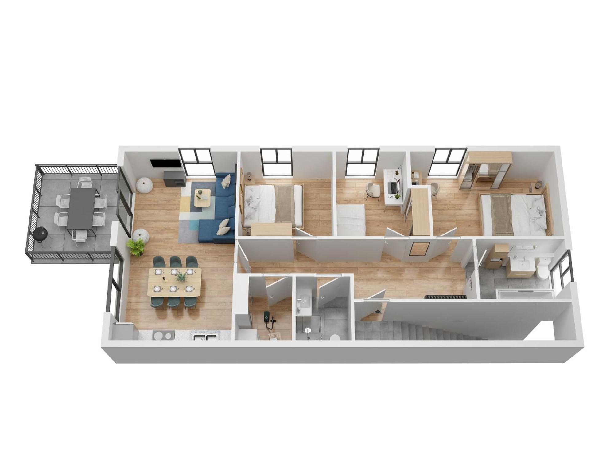 Moderne & Familienfreundliche Ferienwohnung Am Goitzschesee Pouch Bagian luar foto